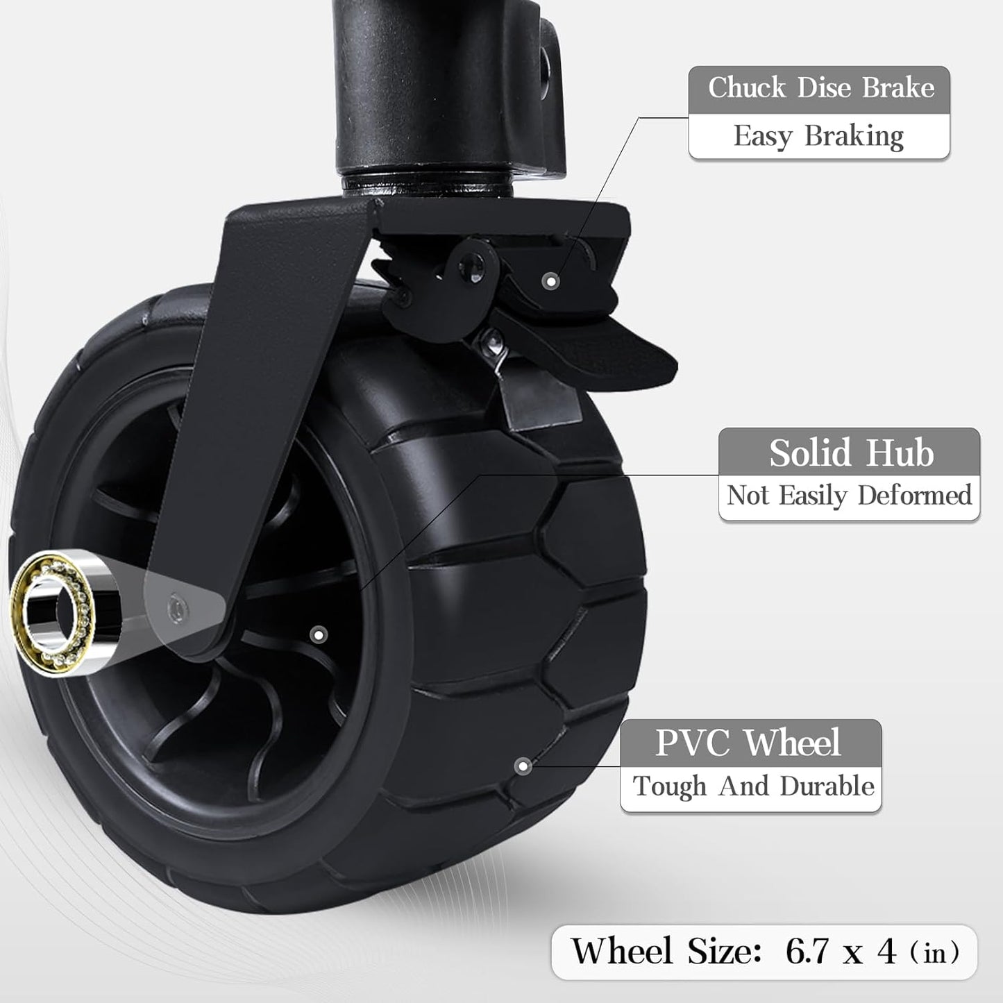 Whitsunday Collapsible Folding Wagon with Table,Heavy Duty Utility Beach Wagons with Opened Tailgate and All-Terrain Wheels for Camping,Garden,Sports Beige