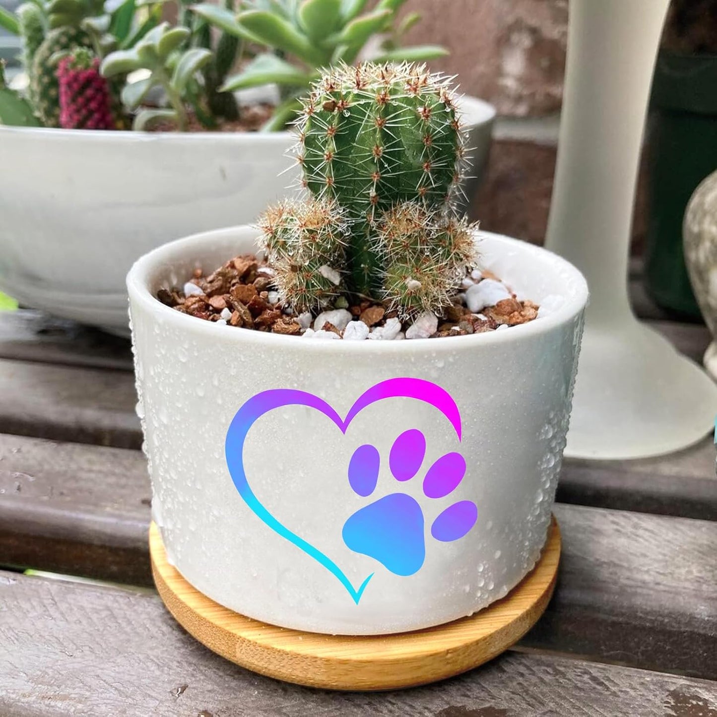 Love Dog Claw Planter Pots,Dog Loves Gifts for Women/Men/Housewarming/Wedding/Festival Birthday Gifts Planter Pots,Outdoors/Indoors,Window Decor,Garden Decor,Yard Decor,Home Decor,Office