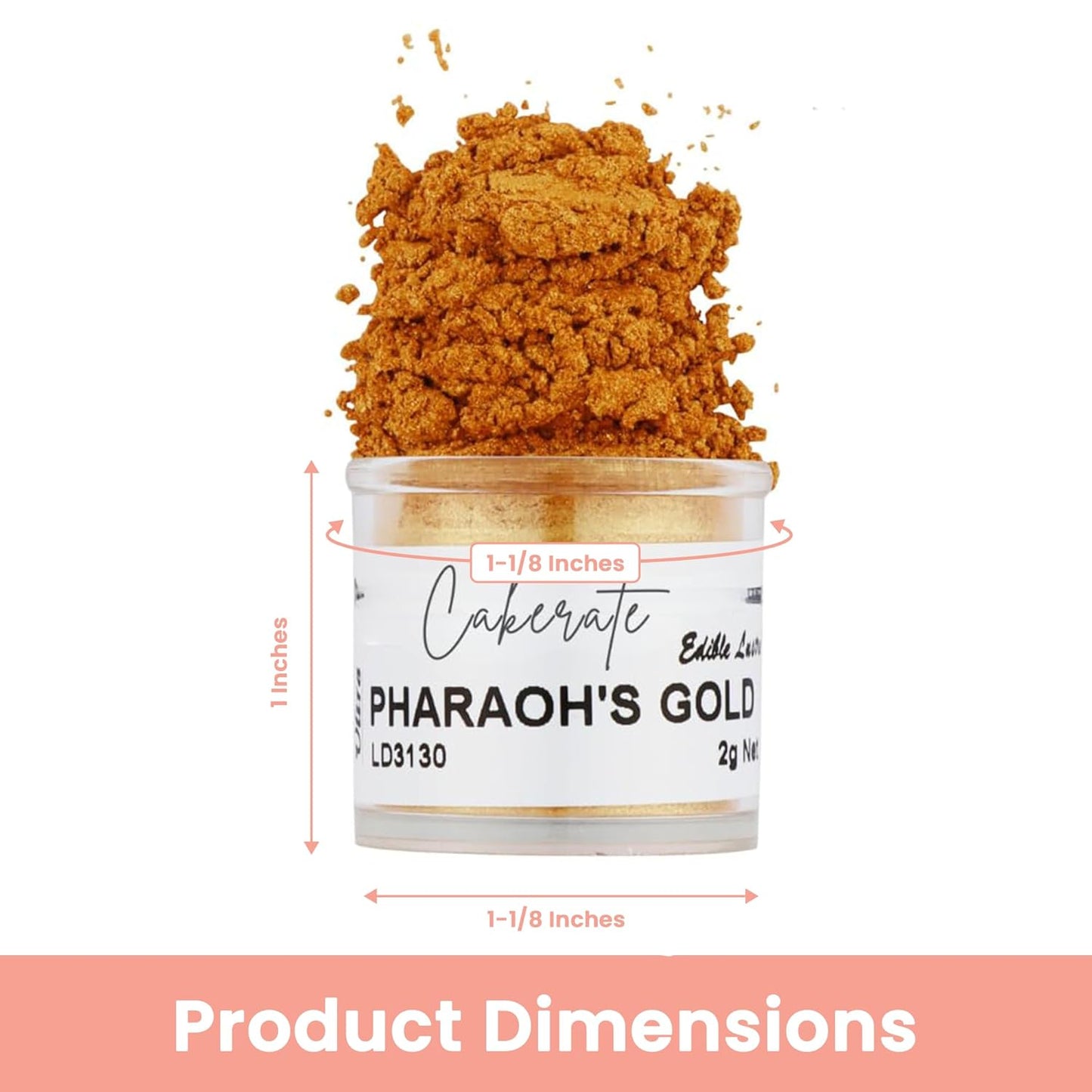 Ocean Green & Powder Blue Luster Dust for Baking (2 Pack) – Edible Glitter for Cake Decorating, Fondant, Cupcakes, Drinks & Desserts – Kosher, Vegan, Food-Safe Luster Dust - 2 grams, Highly Concentrated