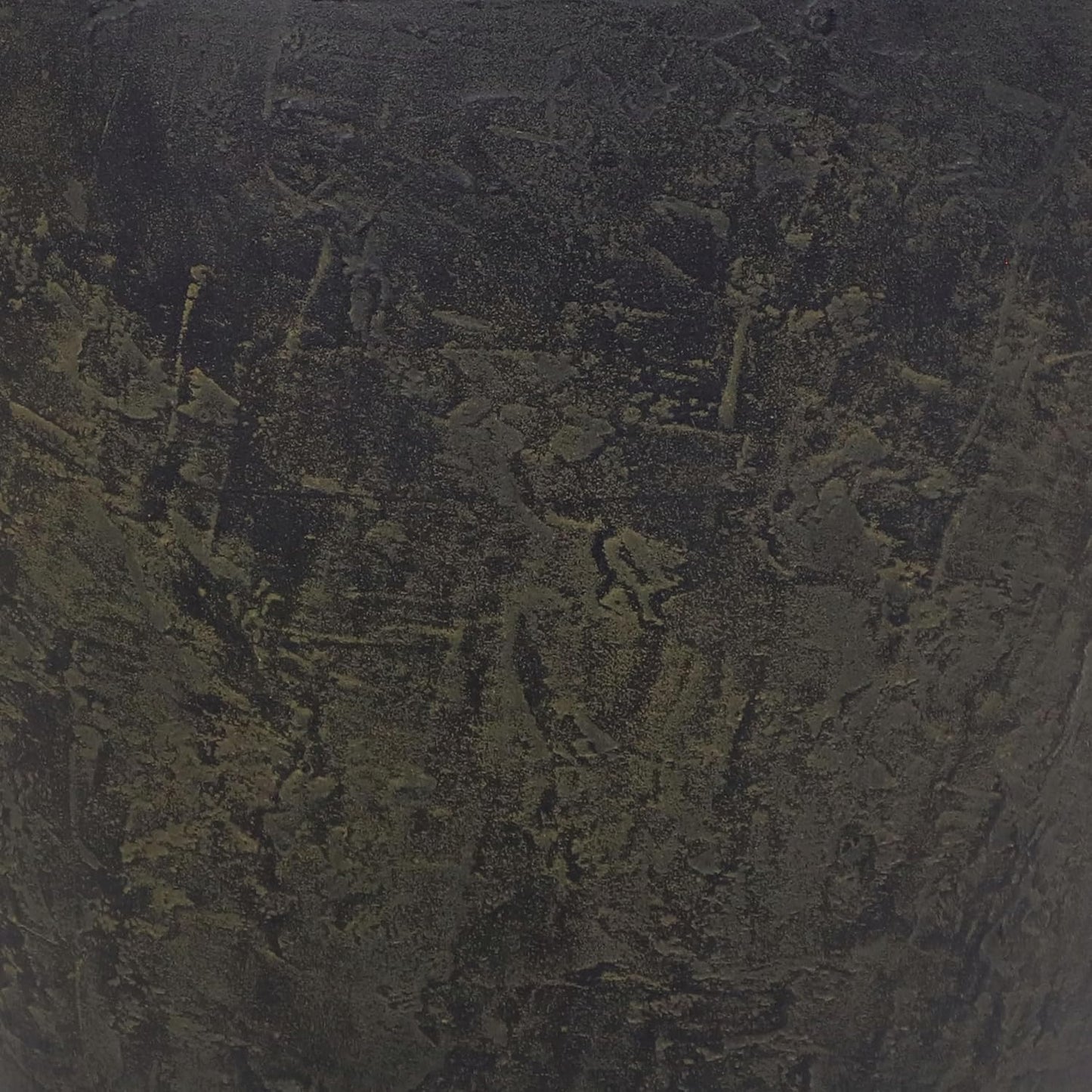 Sunnydaze 24-Inch Anjelica Large Plastic Pot for Plants - Outdoor Polyresin Round Planter with Drillable Drainage Holes - Sable