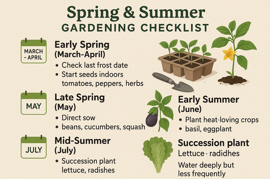 Spring & Summer Gardening Checklist: When and How to Plant for Maximum Harvest