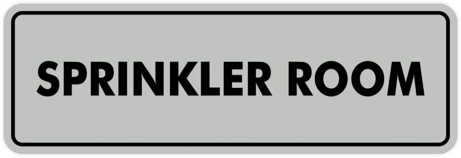 Signs ByLITA Standard Sprinkler Room Sign (Lt Gray) - Medium