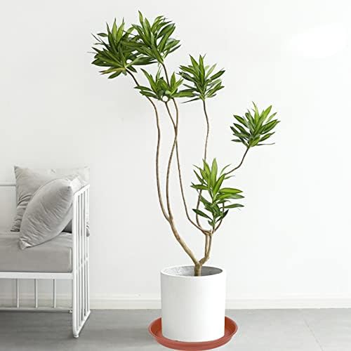 4 Pack of 16 inch Plant Saucer, Heavy Duty Plastic Saucer 16" Round, Plant Trays for Pots, Flower Plant Saucers for Indoors, Plant Trays for Planter 14"/15"/16" (16 inch, Terracotta)