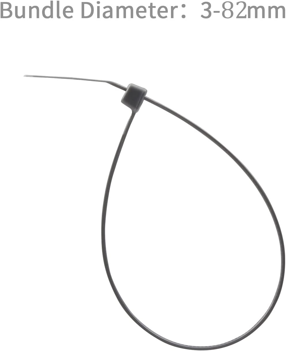 XINGO 1000 PCS Silver Zip Ties 12 Inch, 60 LBS Tensile Strength, Self-Locking Nylon Plastic Nylon PA66 Wire Ties for Indoor and Outdoor Use