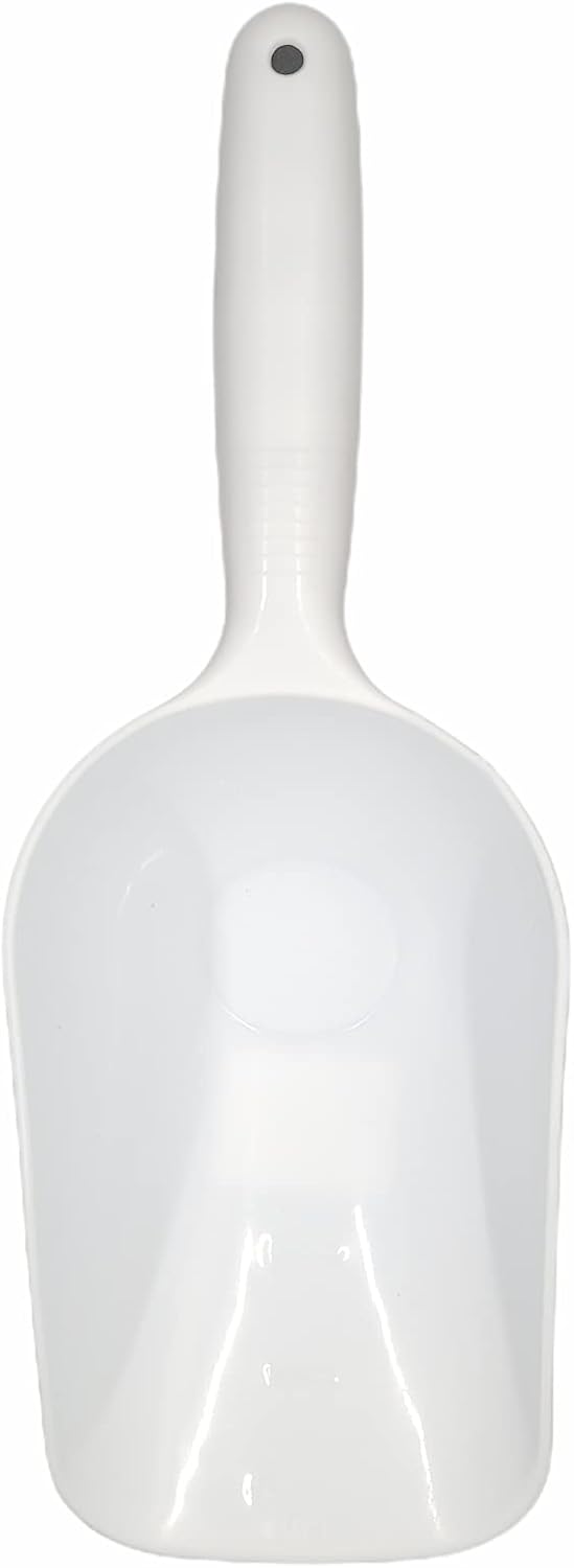 Jumbo Plastic Scoop - 12" Large Food Scoop for Flour, Sugar, Cereal, Pet Food, Gardening (3 Pack)