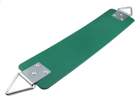 AGPTEK Swing Seat, 30.4 x 6 x 0.27 Inch Yard Swing for Kids & Adults with Metal Triangle Ring - Green(113KG /250LB Weight Limit)