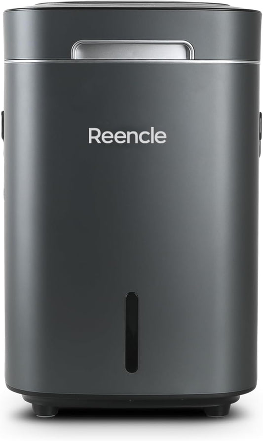 Prime Electric Composter - 14L Kitchen Composter, Decomposes Up to 2.2 lbs Food Waste Daily, Odorless Indoor Composting with Whisper-Quiet Technology & Rapid Decomposition (Silver)