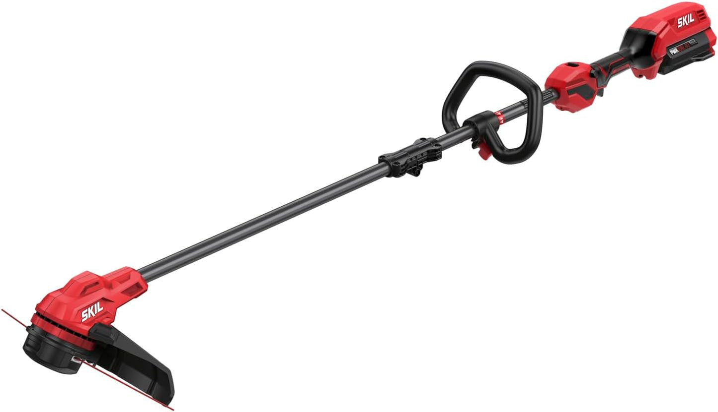 SKIL Brushless 40V 14" String Trimmer and 460CFM Blower Combo Kit Including 2.0Ah Battery and 60W Charger-CB1400C-11