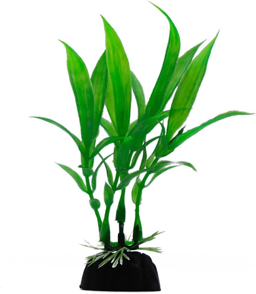 10PCS Plastic Artificial Aquarium Plants, Fake Realistic Plants for Aquarium Fish Tank Vivid