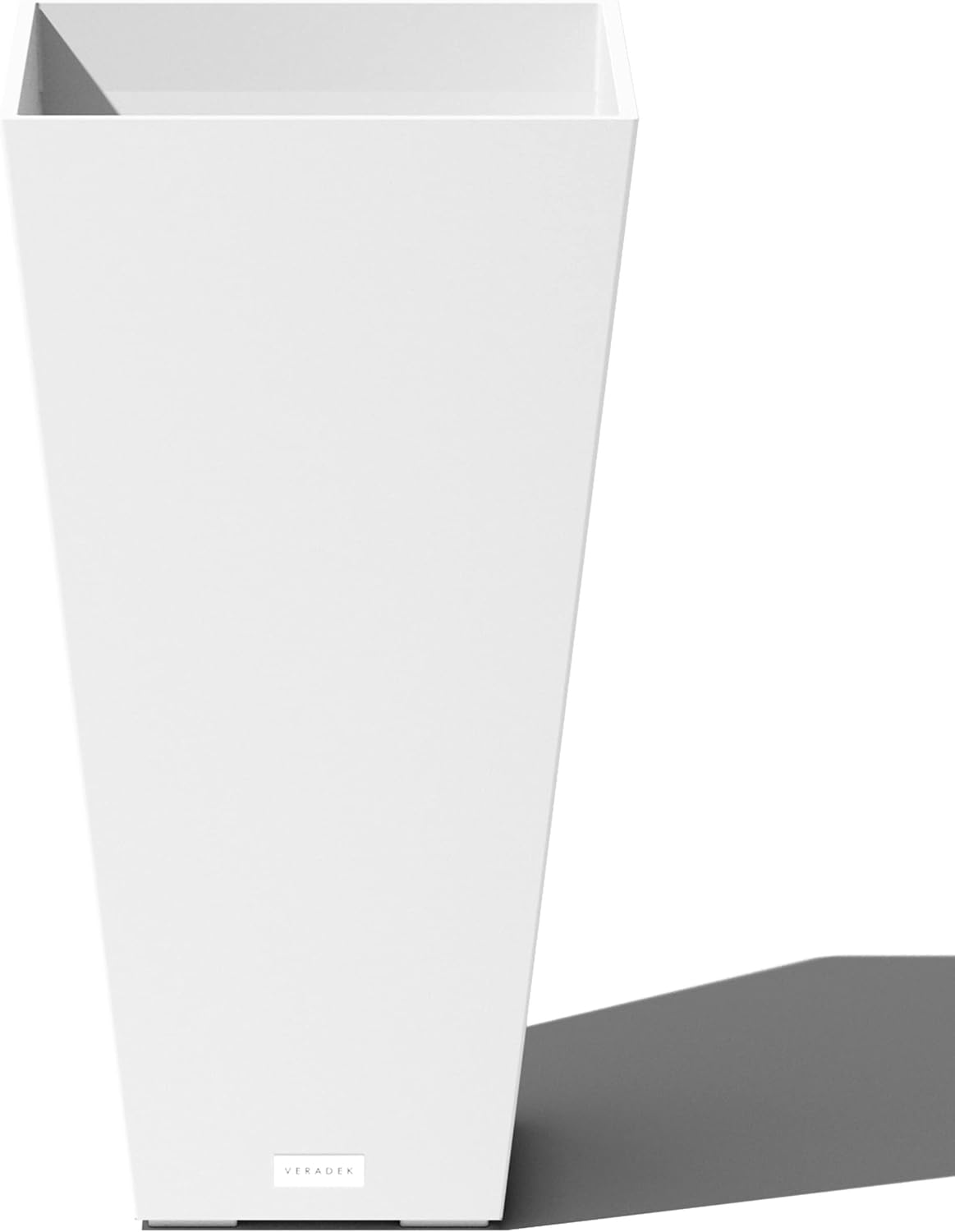 Veradek V-Resin Indoor/Outdoor Taper Planter (26 inch, White)