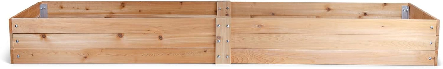Infinite Cedar Select Cedar Raised Garden Bed (2' x 8' x 10.5" H)