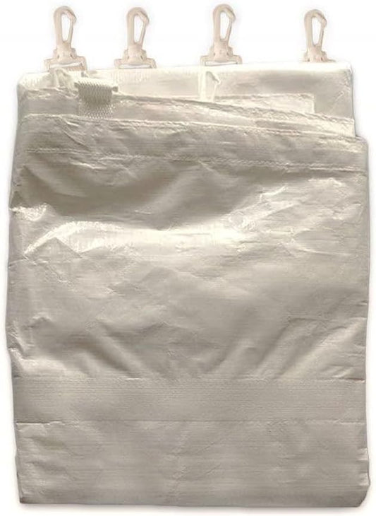 20' x 30' Economy Sidewall Kit for Canopy Tent, Complete Set of (2) White 20' and (2) 30' Side Walls for 7' Foot Height Party Frame and Outdoor Pole Tents, Tent Not Included