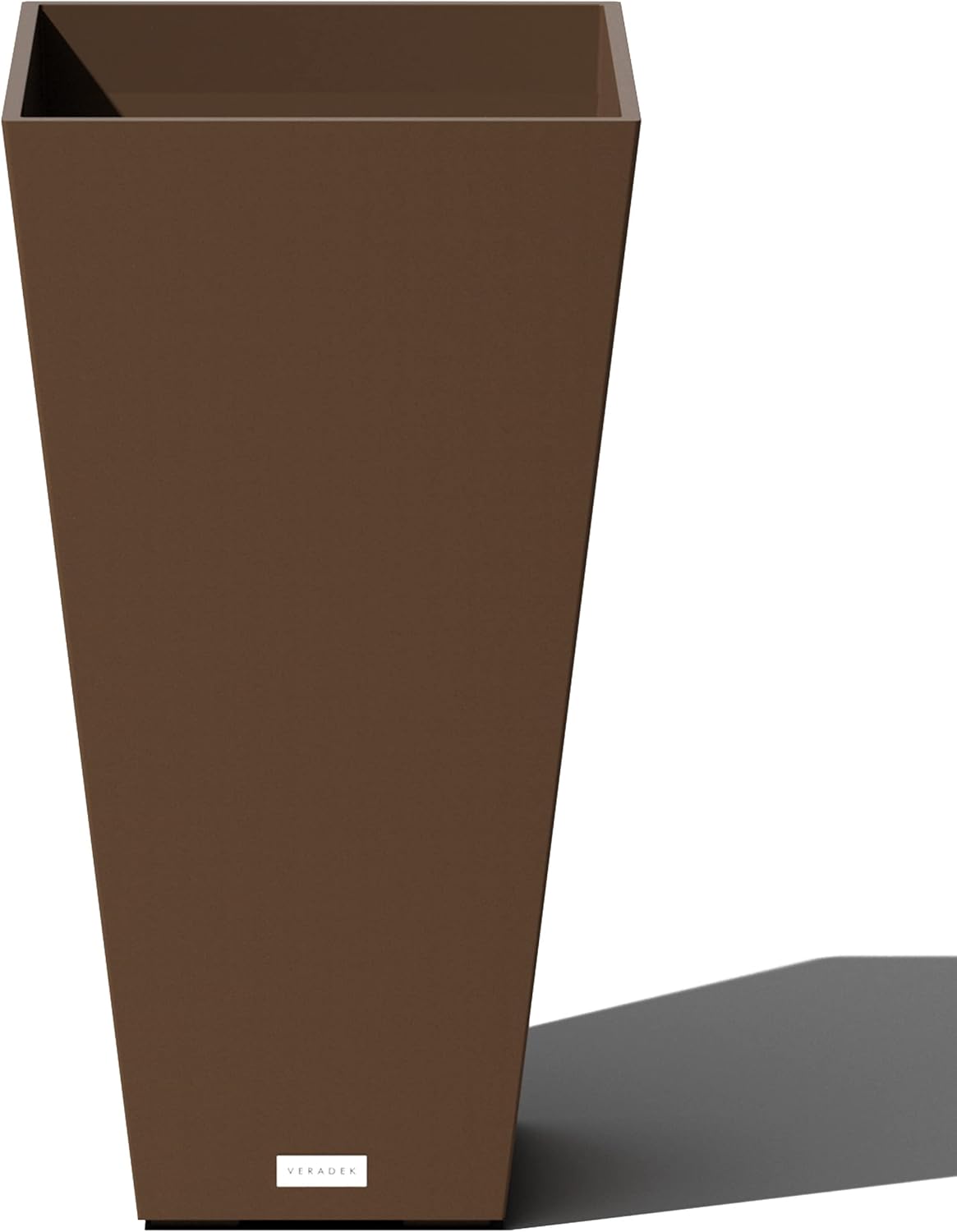 Veradek V-Resin Indoor/Outdoor Taper Planter (26 inch, Espresso)