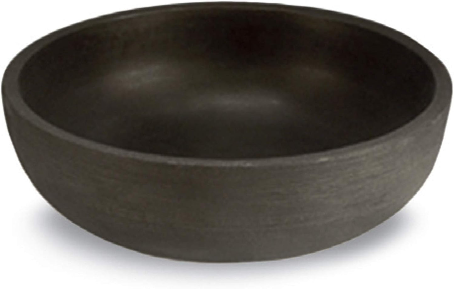 Crescent Garden Orinoco Planter Bowl – Double-Walled Resin Pot for Succulents, Flowers Without Drain Hole - 21" W x 8.25" H (Old Bronze)
