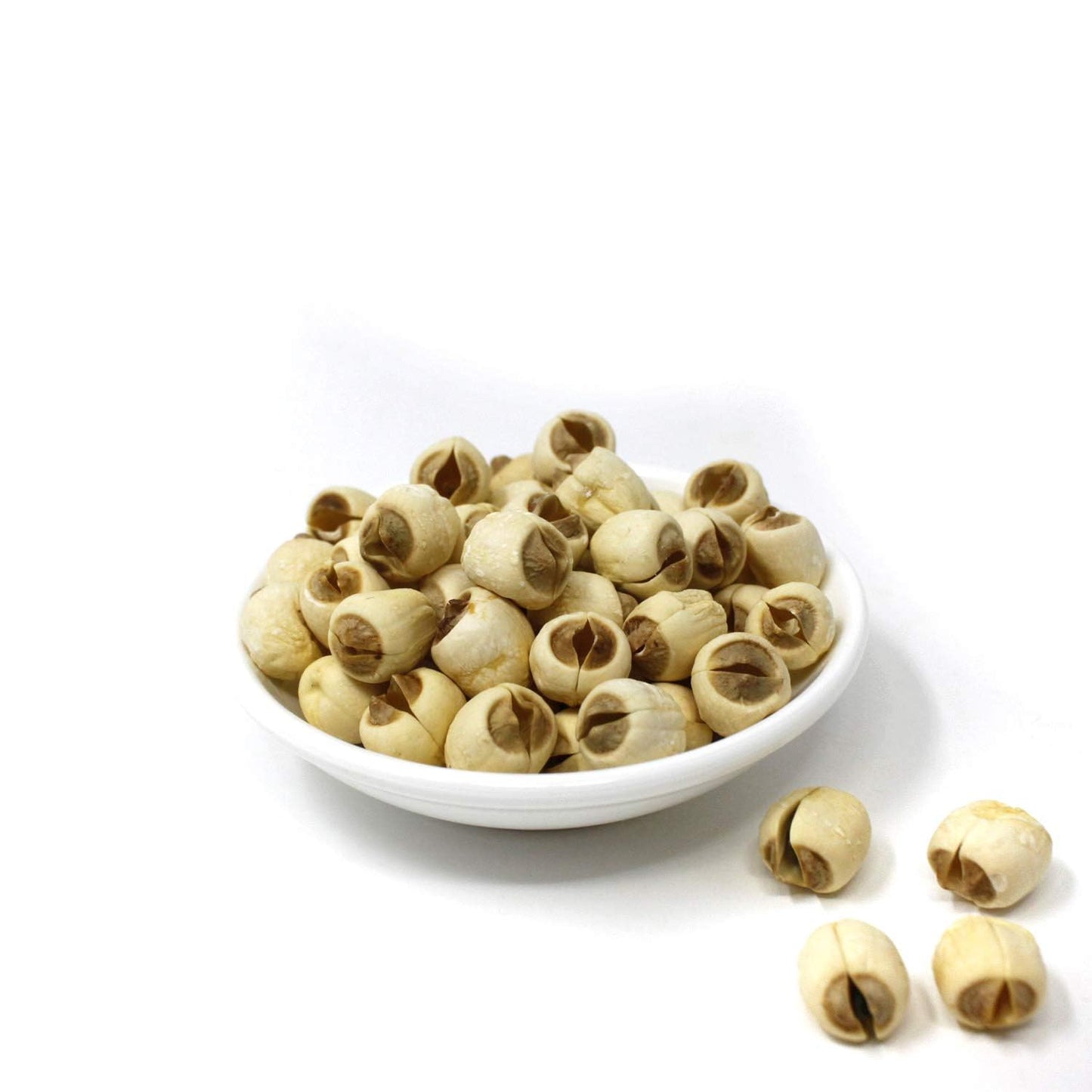 DABC OAK LAND Natural 3LB Dried Lotus Seeds 莲子干, Dried White Lotus Seeds Lian ZI, Rich In Methionine for Health, 白蓮子 for Herbal Tea Cooking Porridge and Soup Raw Material 3 X 16OZ Bags