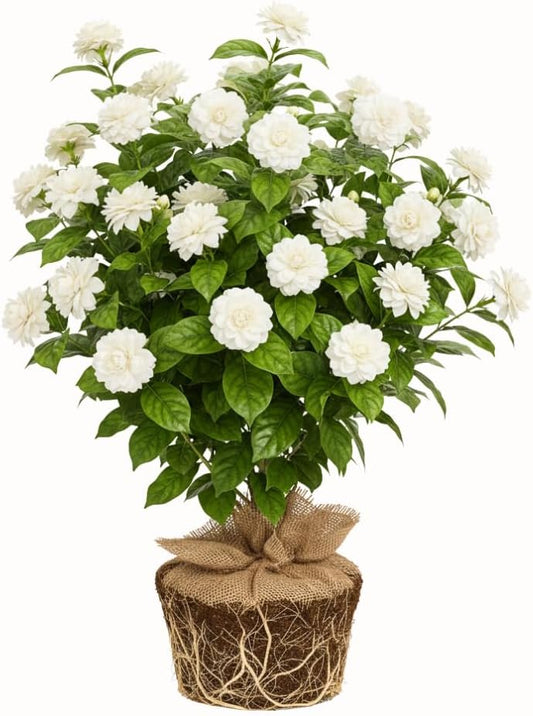 Jasmine Plant Live, Grand Duke of Tuscany Jasmine Flower Plant, 5 to 7 Inc Tall