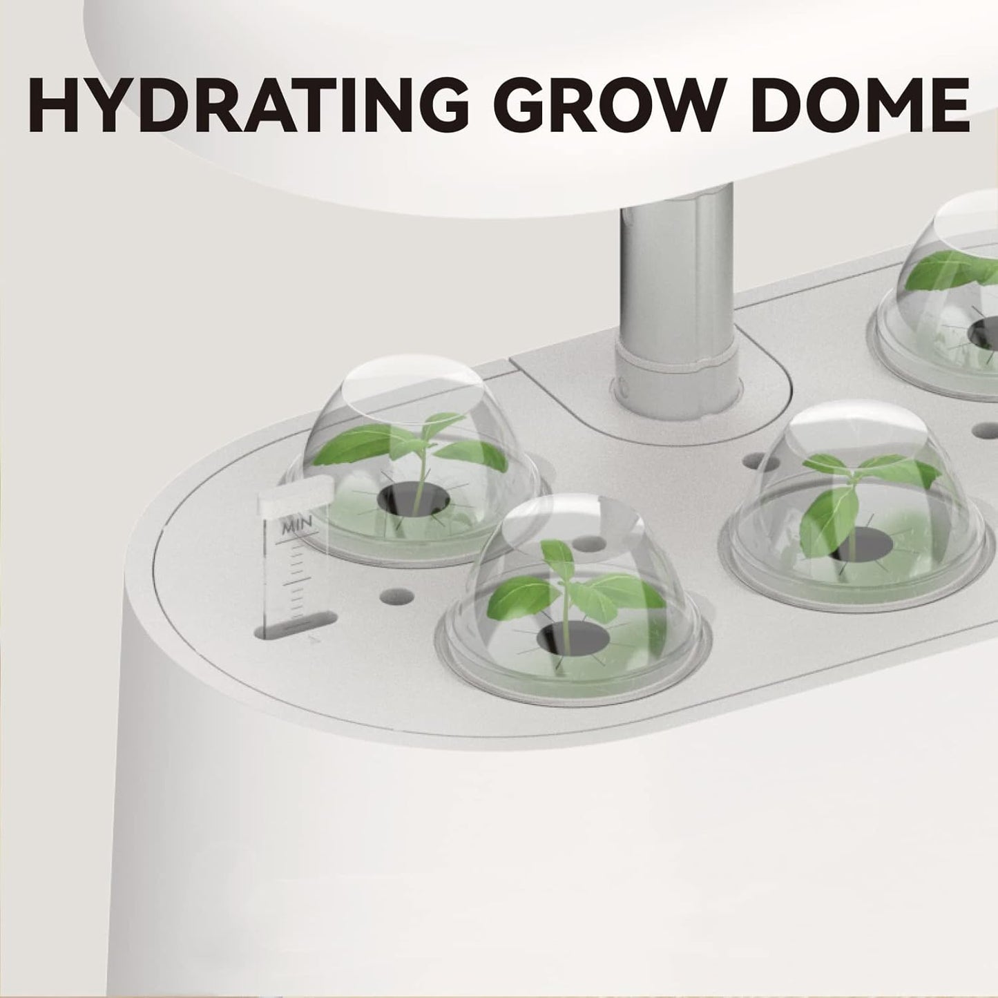 inbloom Hydroponic Seed Pod Kits, Replacement Grow Baskets 20pcs, Grow Labels 48pcs, Grow Domes 20pc