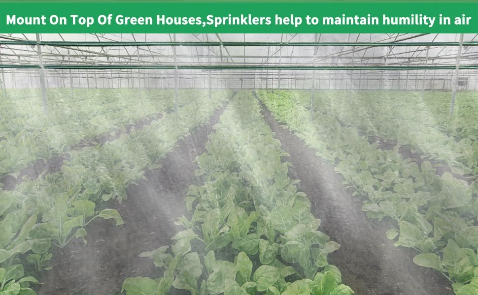 100 FT （50FT*2 Flat Sprinkler Hose for Lawn Watering Garden Soaker Hose with Holes, Heavy Duty Lightweight No-Kink Water Hose with Stakes, Irrigation Hose, Great Fun for Kids and Dog