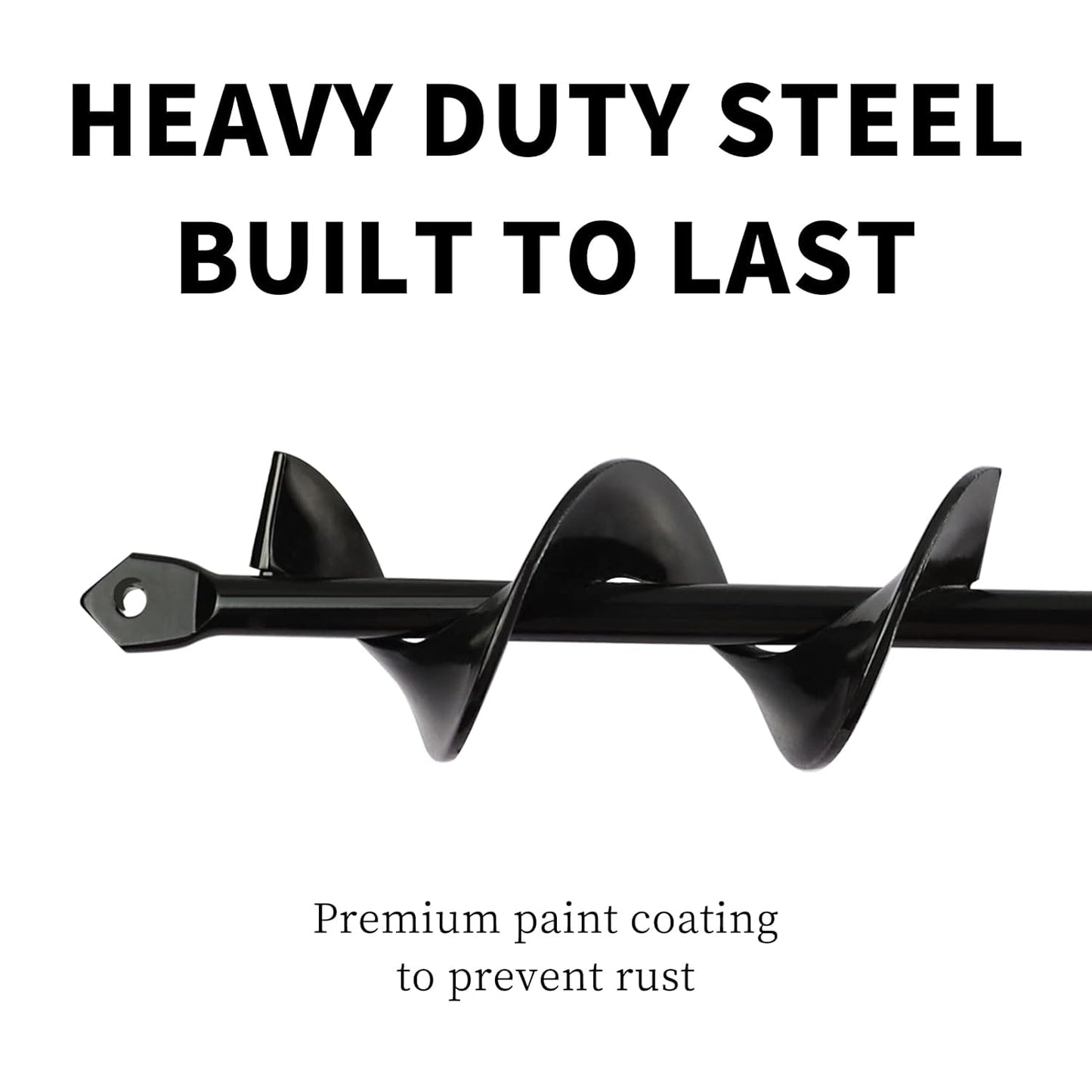 Garden Auger Drill Bit for Planting – 1.6x9 Inch Garden Auger,Rapid Planter Bulb & Bedding Plant Auger for 3/8" Hex Drive Drill – Ideal Bulb Planter Tool for Tulips