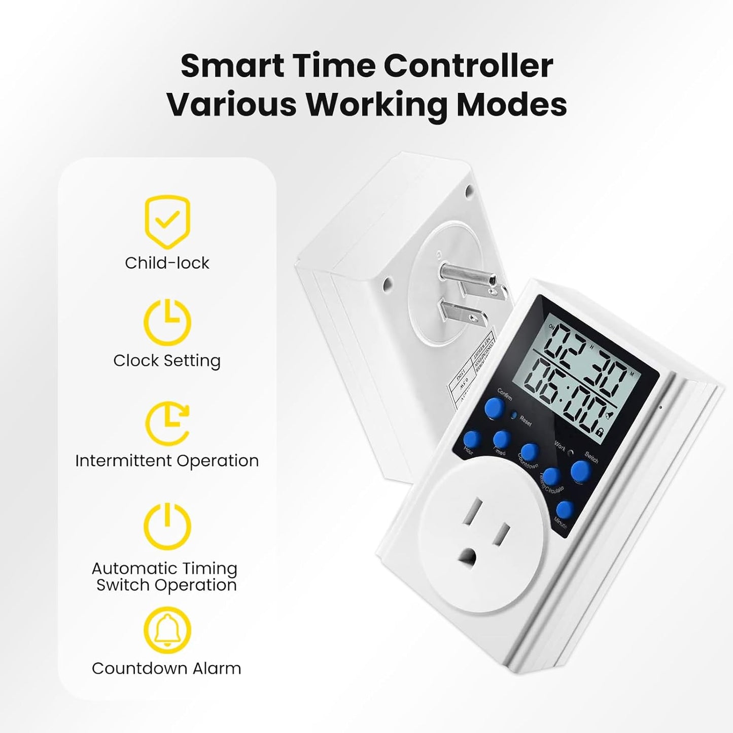 Pond Aerator, 5.2 CFM for Pond and Lakes Up to 3 Acres, 3/4 HP Compressor with Timer, Aeration Pumps for Deep Water Oxygen Circulation