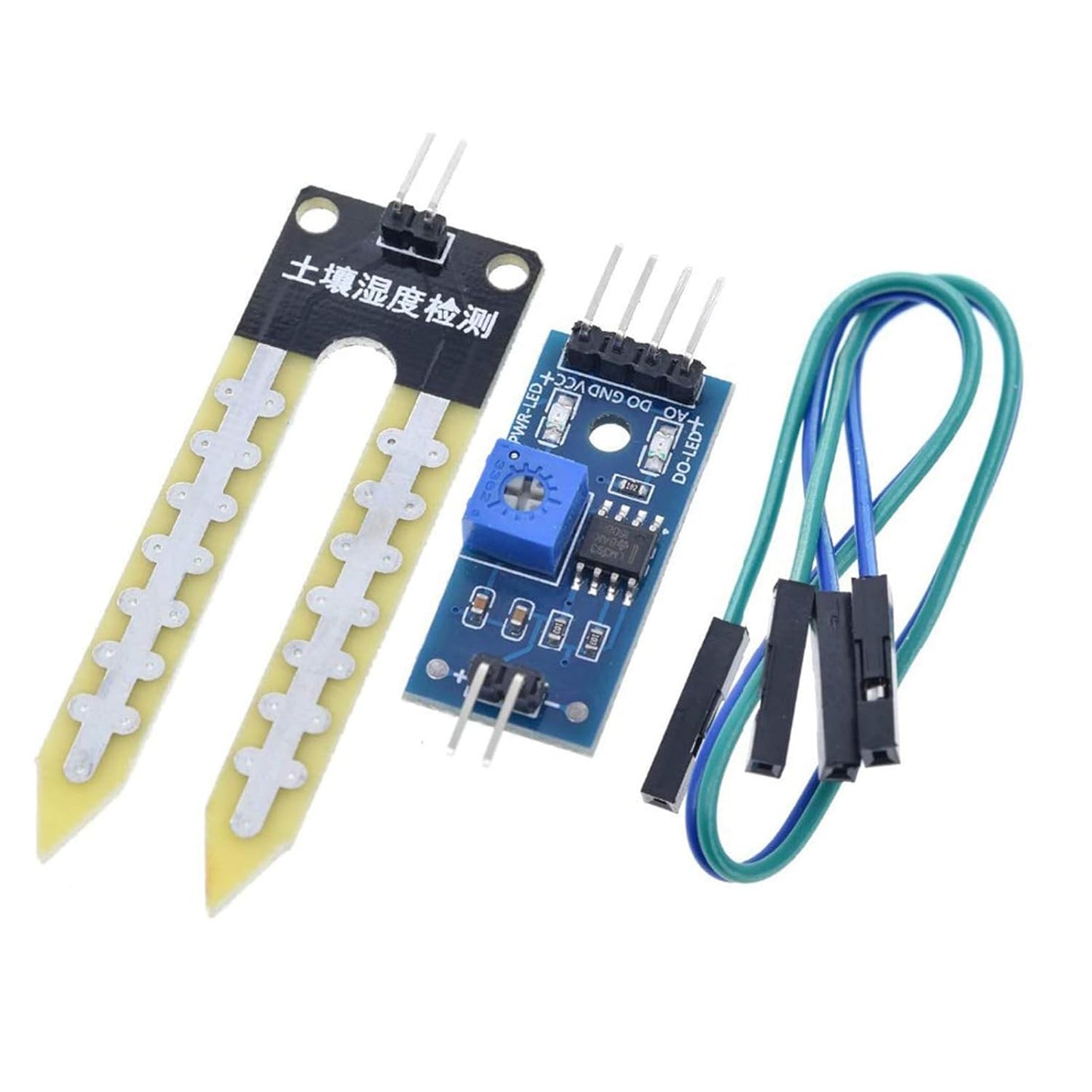 10 Pieces of LM393 3.3V-5V Soil Moisture Detection Sensor, Soil Humidity Sensor,Soil Hygrometer for Arduino Automatic Watering Systems,Robots, and Smart Cars