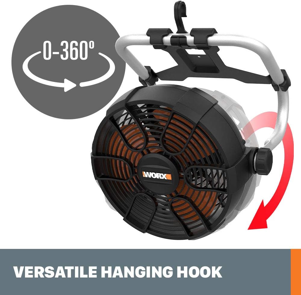 WORX WX095L.9 20v 9" Fan, Bare Tool Only