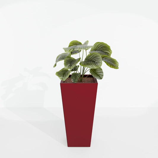 Tapered Planter (Berry Red, 15" x 15" x 30")