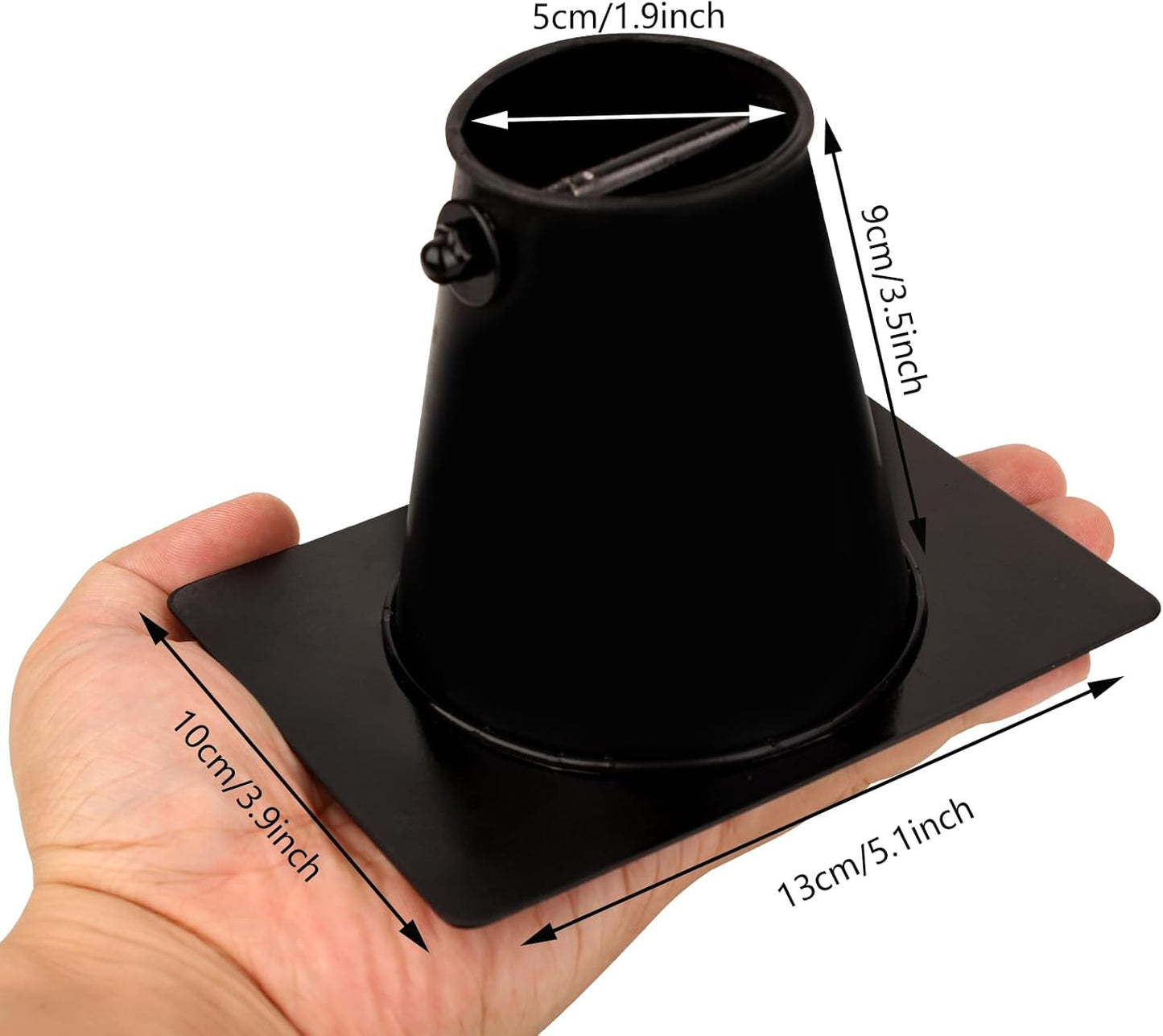 Rain Chain for Outside with 1 Adapter, Wrought Iron Rain Chains 9 FT Set,Rain Chains for Gutter with Rain Chain 16 Cup and Decorative Butterfly (Black)