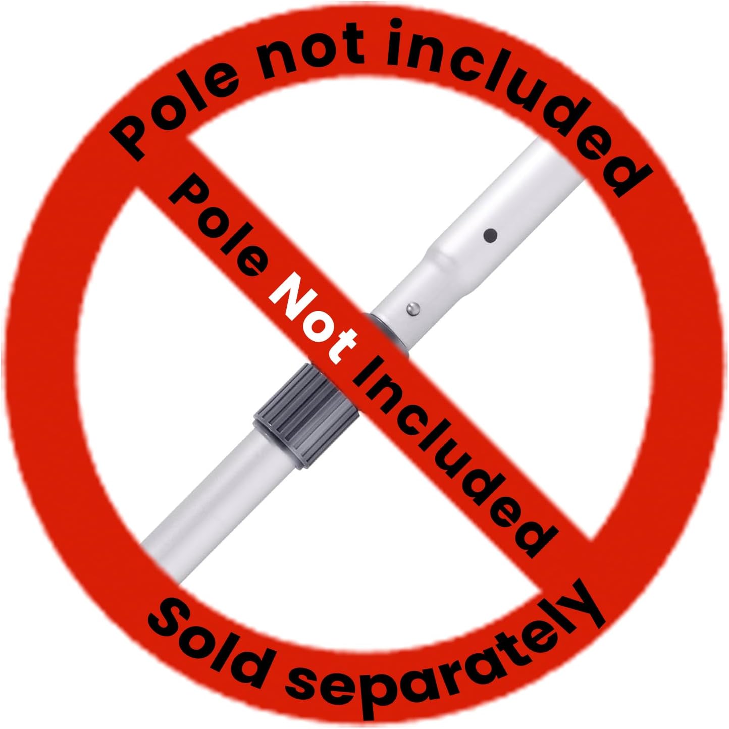 Sepetrel Pool Skimmer Net - Professional Heavy Duty Reinforced Frame Nylon Flat Leaf Rake Net,for Spa Pond Swimming Pool, Cleaning Supplies and Accessories, (Pole Not Included)