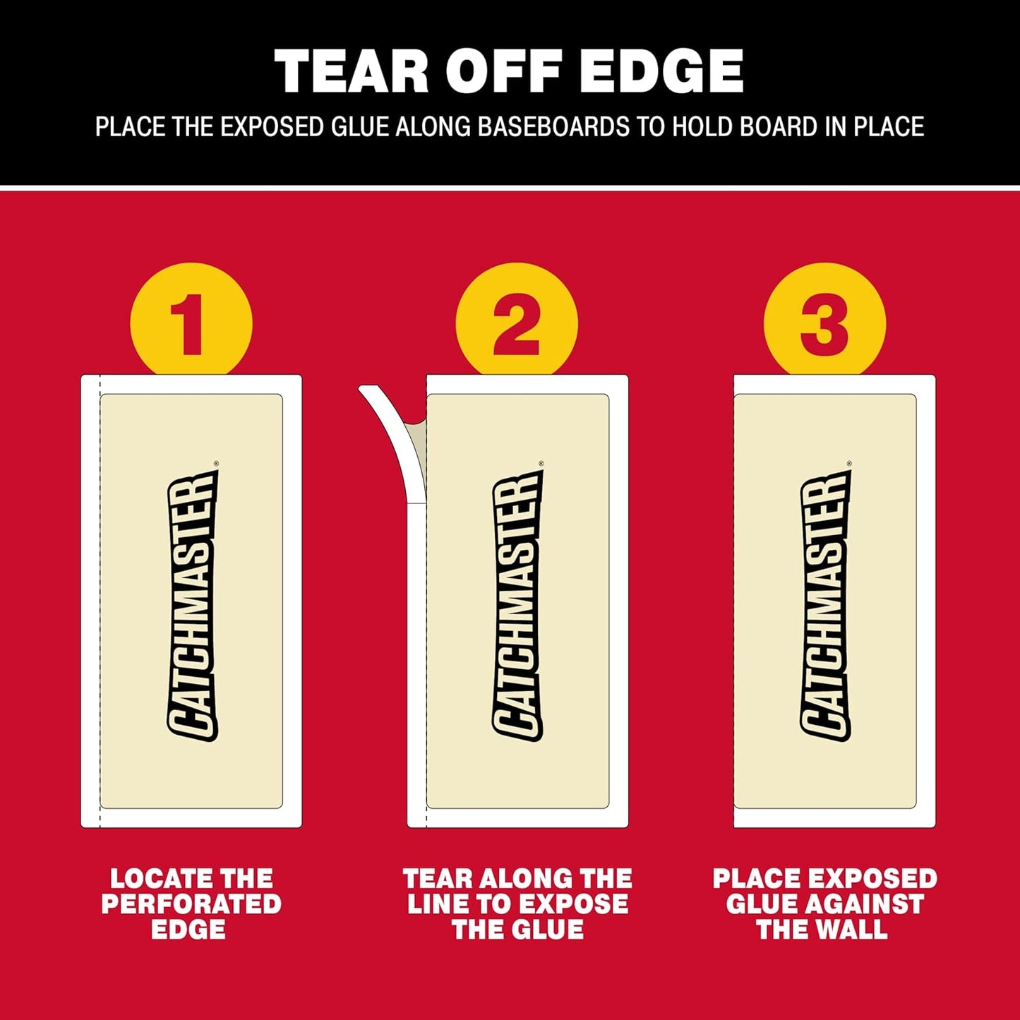 Catchmaster Gluee Louee Rat Extra Large Traps 30-PK, Heavy Duty Glue Trap, Mouse Traps for Home, Pest Control Adhesive Glue Boards for Inside House, Snake, Mice, & Spider Traps