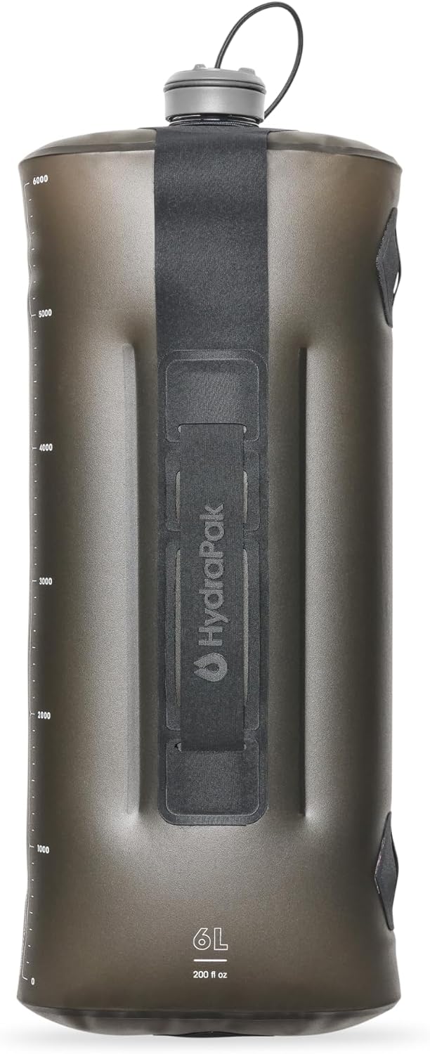 HydraPak Seeker - Collapsible Camping Water Storage (2L, 3L, 4L, 6L, 10L) - BPA & PVC Free, Hydration Reservoir Bag, Leak Proof