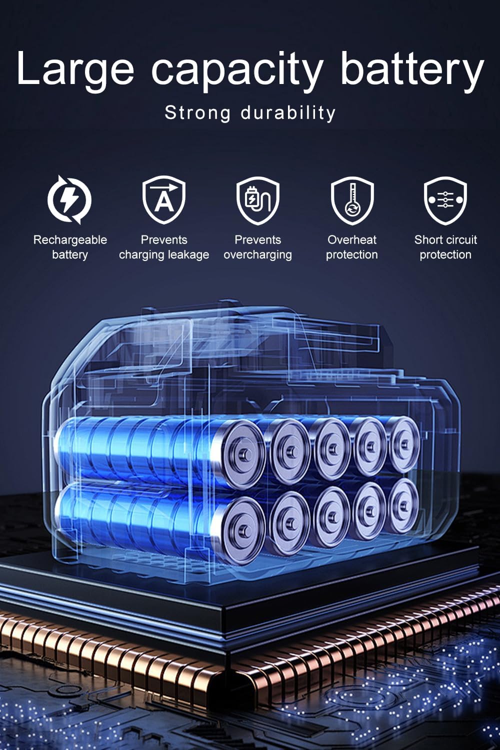 Cordless Weed Wacker,Electric Weed Eater,2 Batteries,Grass Trimmer Cordless,Weed Erimmer Green GCJ