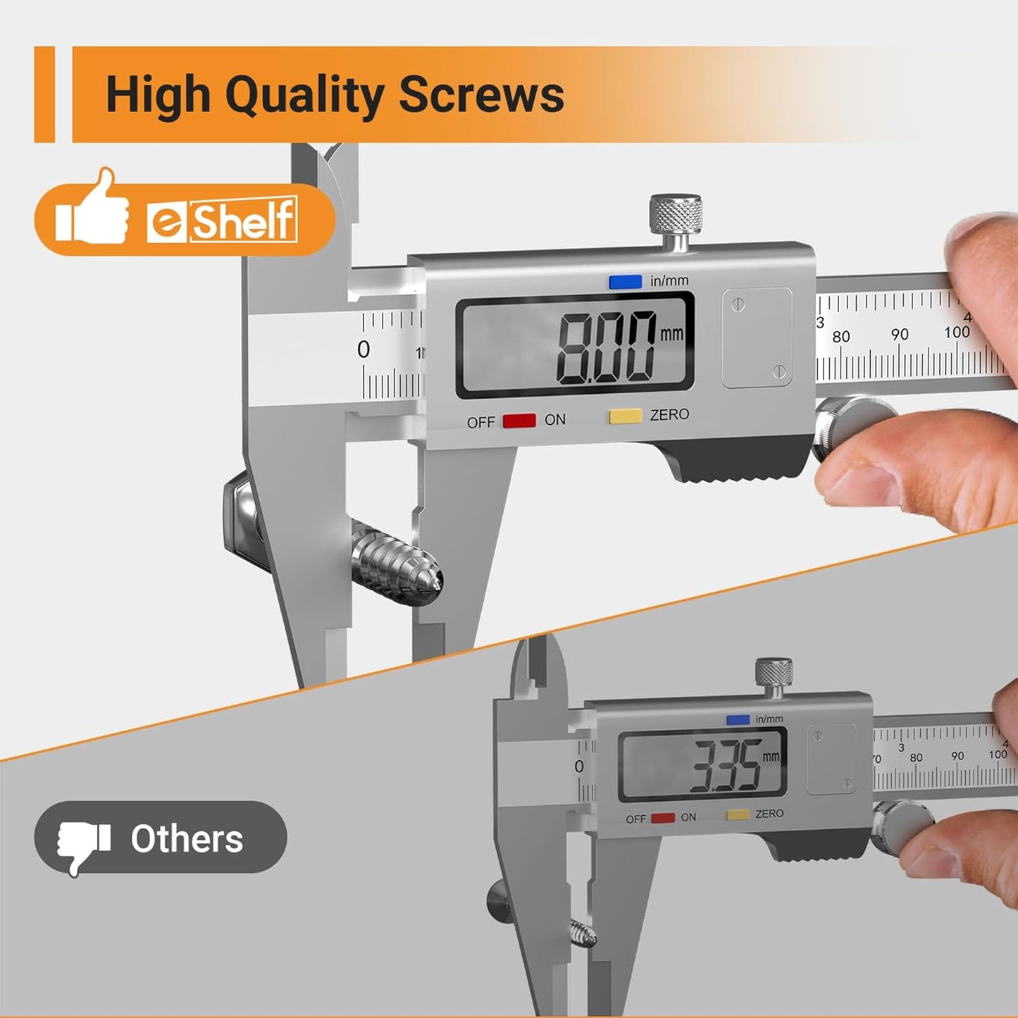 1x6 ft Garage Shelving, 2-Pack Wall-Mounted Shelves for Garage, Kitchen, Pantry Storage, 600 lbs Total Load Capacity Wall Shelving, White