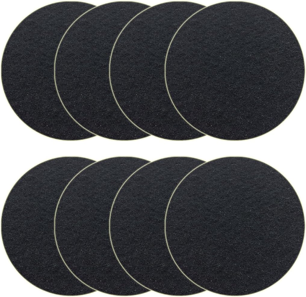 7.25inch Kitchen Compost Bin Charcoal Filter Replacements, Compost Pail Replacement Carbon Filters 7.25 inch, Round
