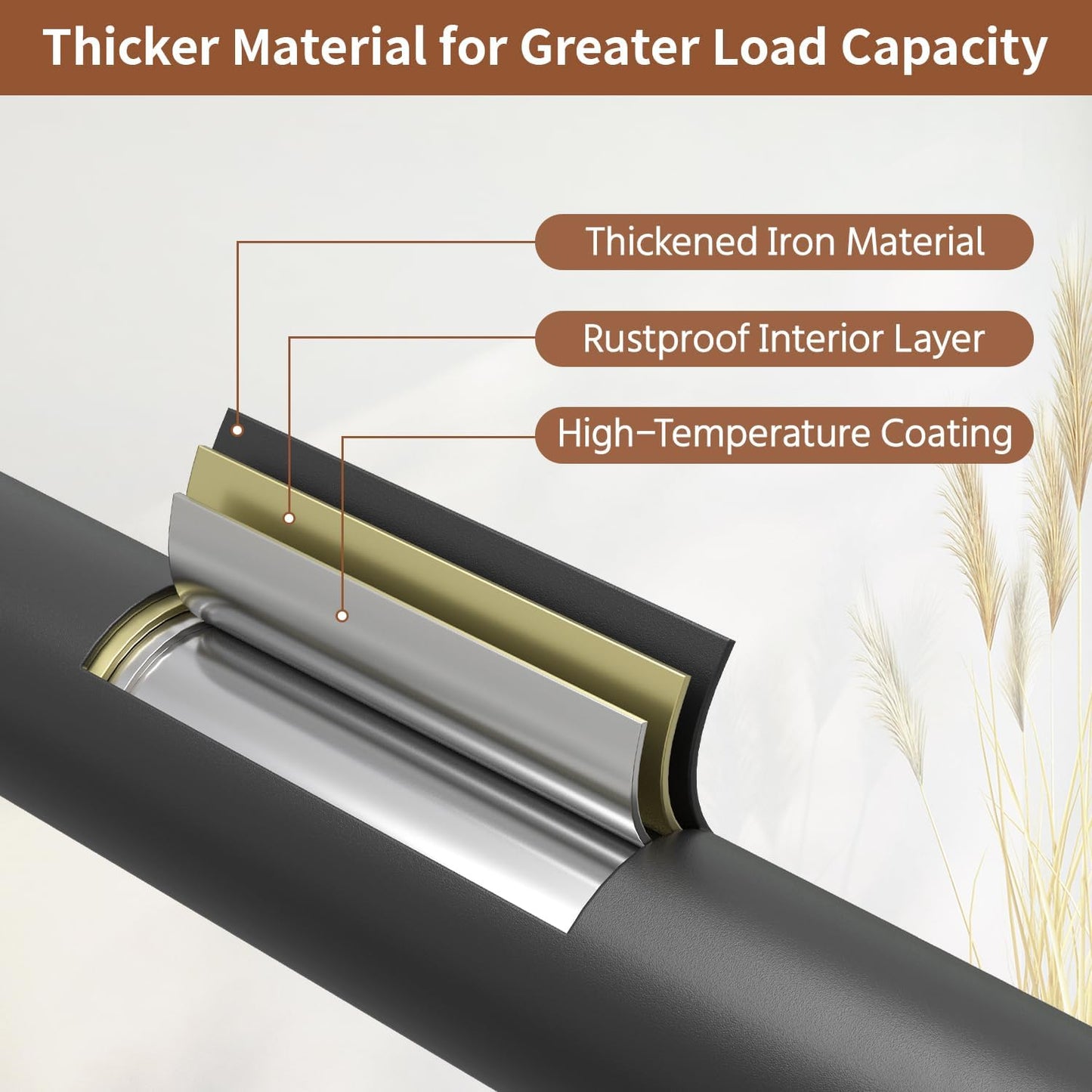 LASZOLA 2 Tier Black Plant Stand Indoor for Large Tall Heavy Duty Flower Planter, Metal Vertical Multi Level Rack for Narrow Floor Corner, Sturdy Round Holder Organizer, Modern, Mid Century, Farmhouse