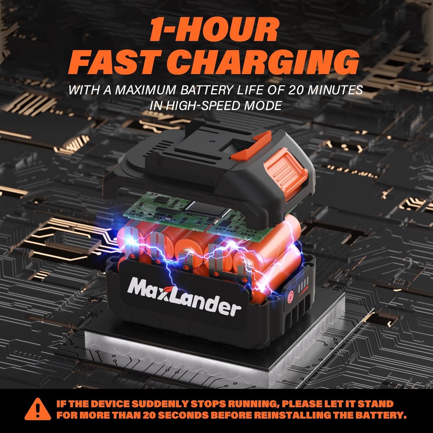 Leaf Blower Cordless, 21V Electric Handheld Leaf Blower with 3.0Ah Battey, 180000 RPM Battery Blowers with Adjustable Speed for Lawn Care, Patio Cleaning, Blowing Leaves and Dust