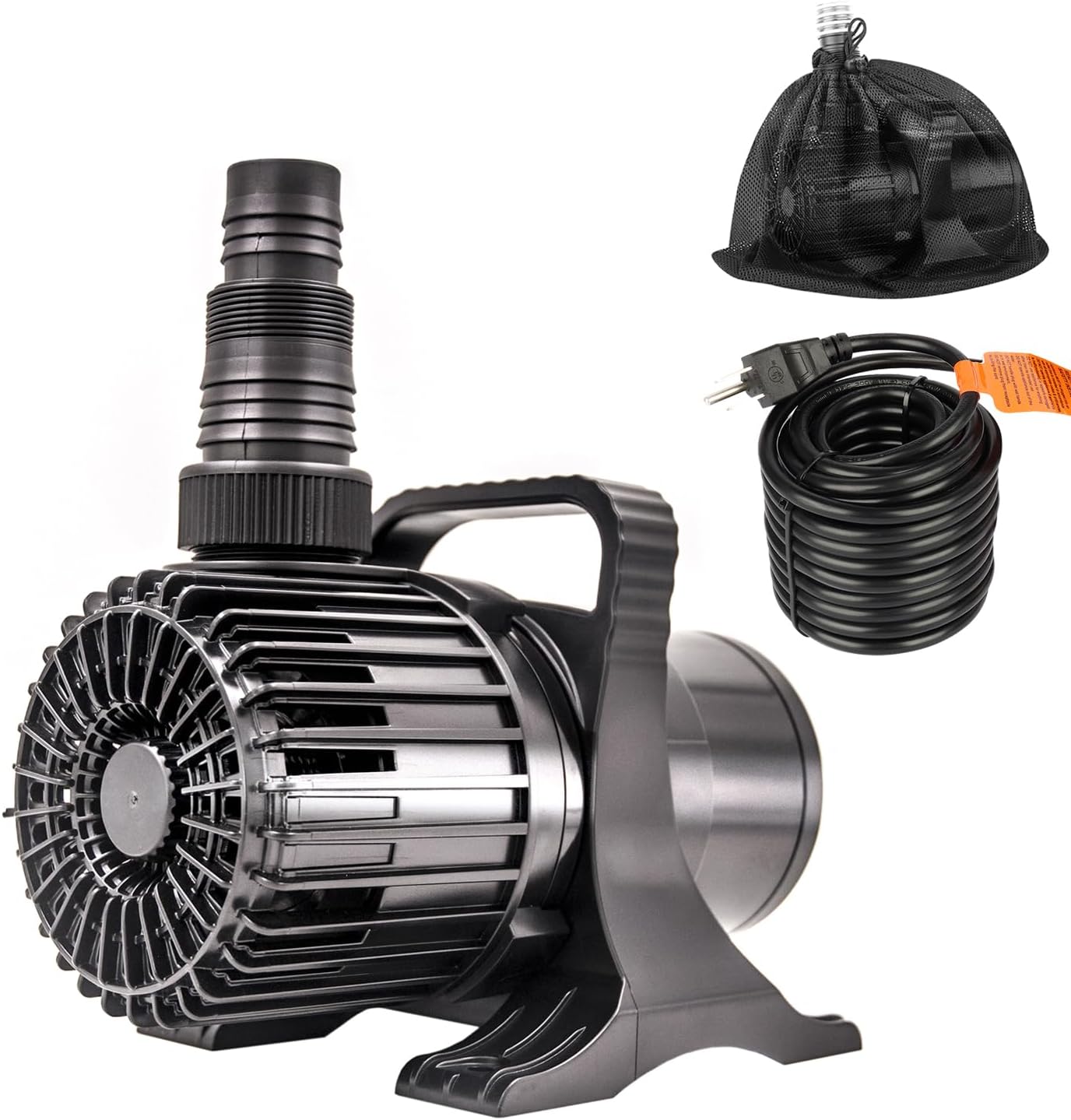 OYO WATER Outdoor Large 4700gph-250W 32.8FT Pond Water-fall & Kio Fish Fountain-s &Garden Pump Submersible IPX8: Long 32.8FT Cord Smart-er & Quieter Duck & Yard& Patio Ponds Pumps, 1 Barrier Pump Bag