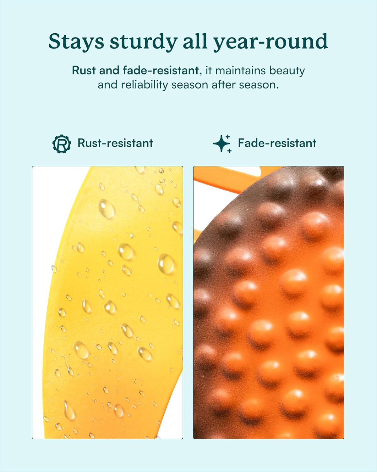 Sunflower Garden Wind Spinners - Kinetic Outdoor Metal Windmill Spinner, Lawn Patio Yard Decor, Birthday & Housewarming Gifts for Family and Friends (70 Inch Hieght)