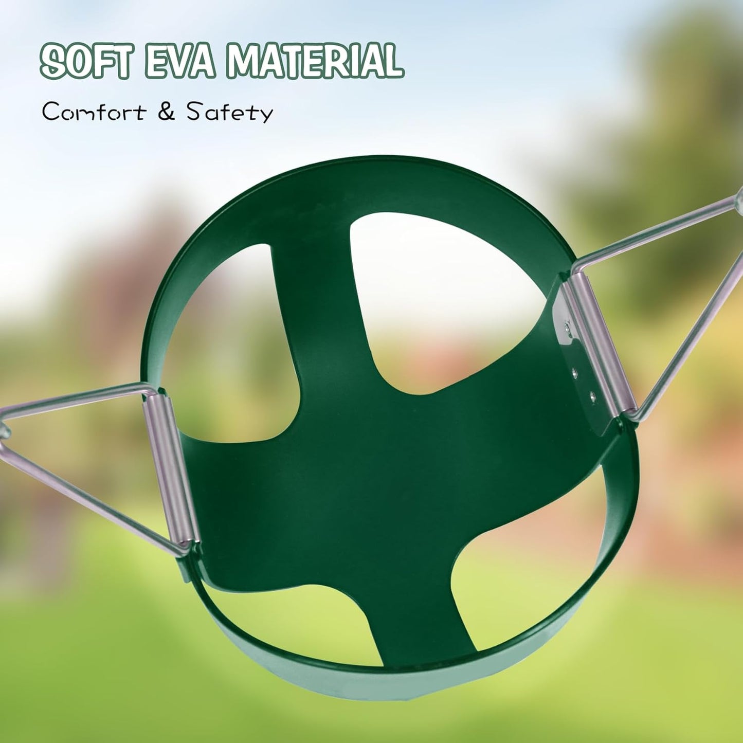 RedSwing High Back Toddler Bucket Swing Seat with Coated Chains, Heavy Duty Kids Swing Seat for Outside, Playground, Backyard, Swing Set Accessories