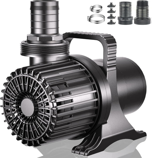 WaterRebirth (9800GPH-620W,UL listed) High Flow Submersible Pond Water Aquarium Pump Multi Scenario Application