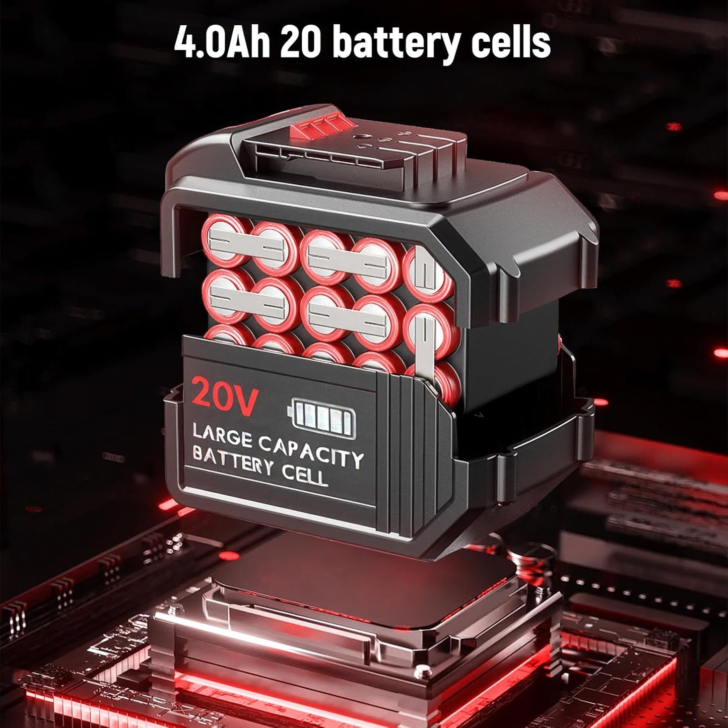 ALSO GO 20V Weed Wacker Cordless, 14" Weed Eater Battery Powered, 500W Brushless Motor, 4.0Ah Battery, 18000RPM, Lightweight Lawn Edger Grass Trimmer for Lawn Garden Yard