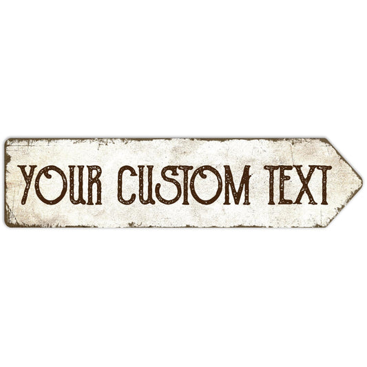 Rustic Custom Sign, Personalized Metal Signs, Gift for Him Men Dad, Man Cave, Indoor and Outdoor Use 3x12 Inches, ACM Right, Fade Resistant, Made in USA by Sigo Signs