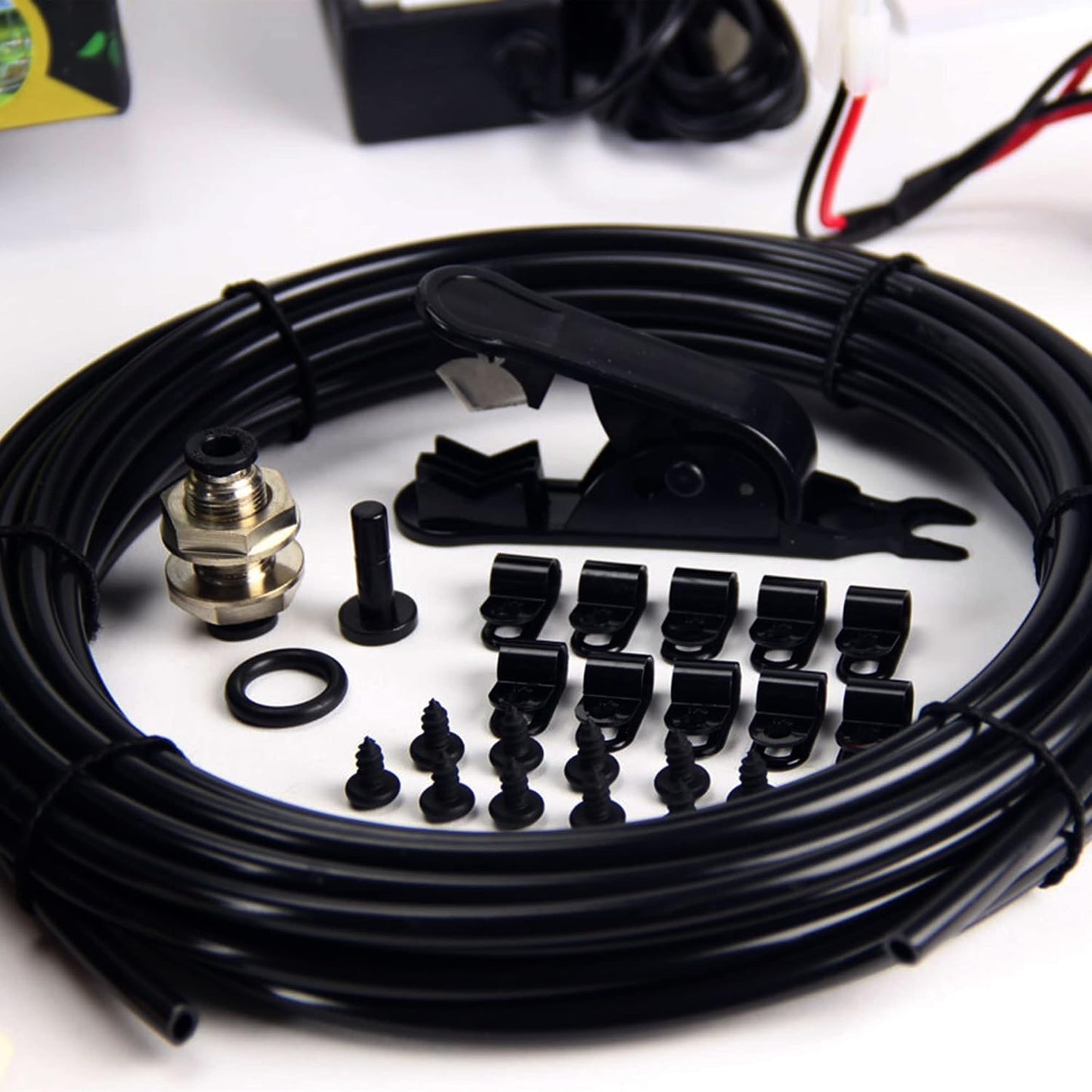 MistKing – Ultimate Misting System, 5th Gen | Used by Zoos, Institutions & Hobbyists | Expandable to 20 Nozzles | Extremely Fine Mist | 50 Micron Droplets | Upgraded Timer & Components |