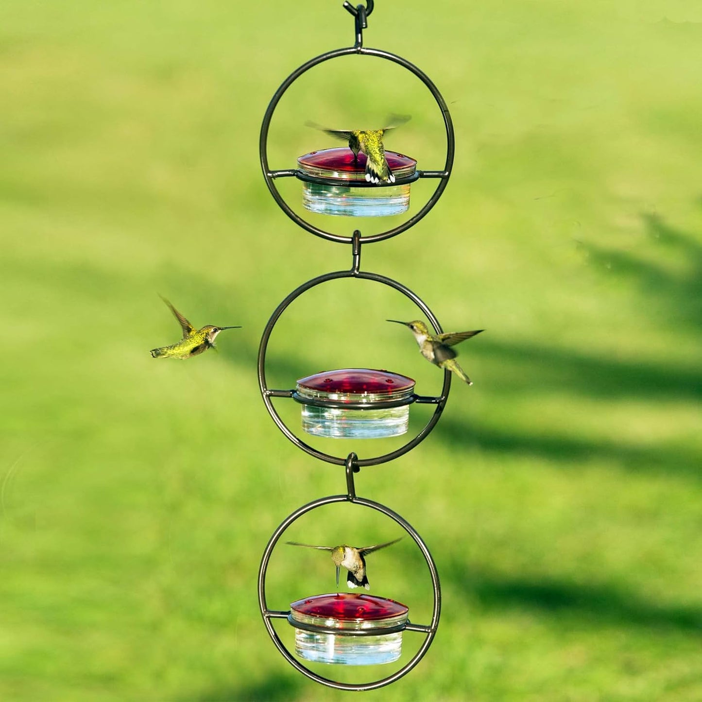 Hummble Slim Hummingbird Feeder, M045-301-3, 3.4 Ounce Capacity, Clear, 3 Piece
