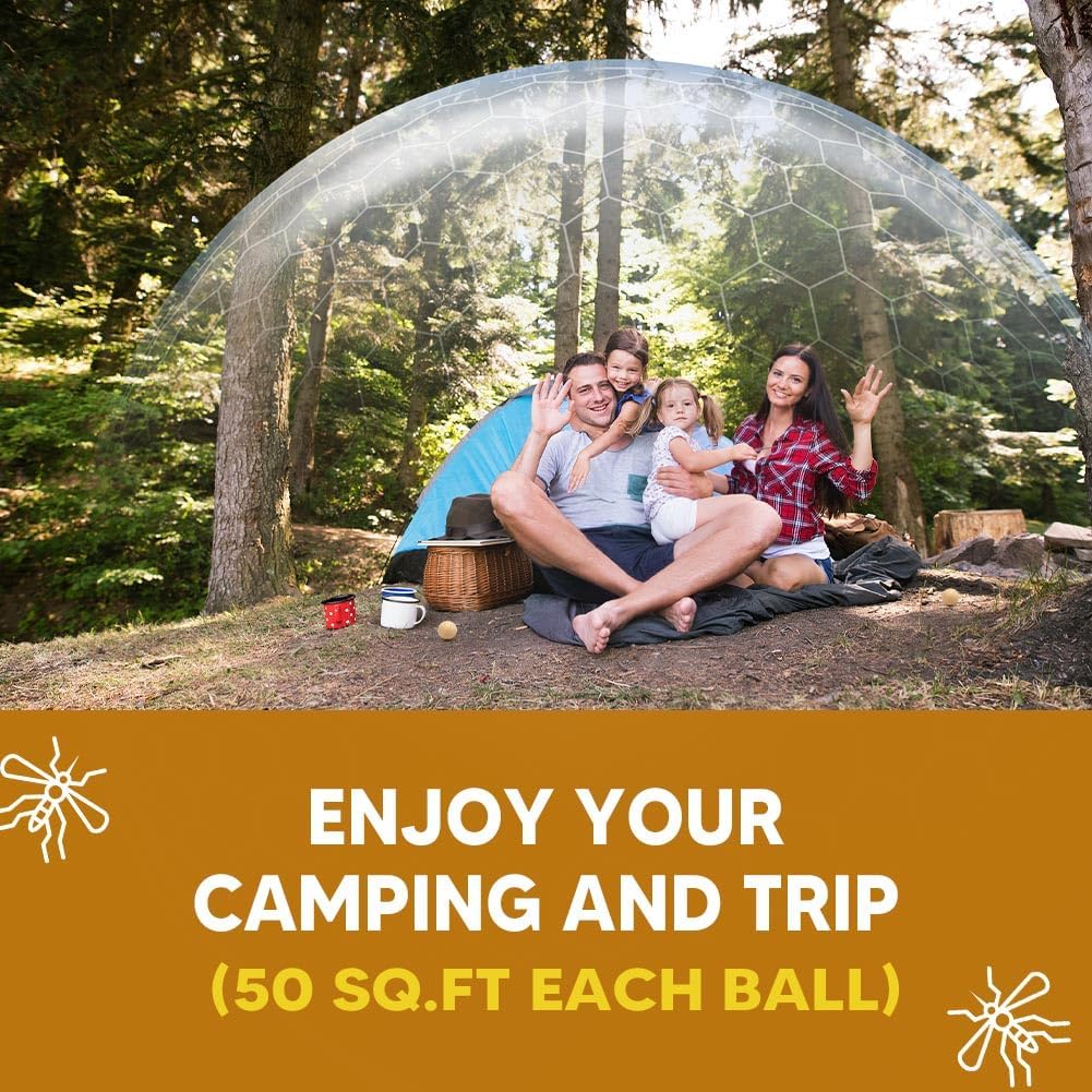 Mosquito Repellent Outdoor Patio, Mosquitoes Deterrent for Yard, Mosquito Repellent Ball, Indoor Mosquito Control, Keep Mosquito Away, Repellant Mosquito for Room/Front Door/Camping Safely-8P