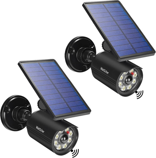 Solar Motion Lights Outdoor Waterproof 3600mAh Solar Security Flood Light for Outside Garden Driveway Path Deck Landscape Yard(2pack)