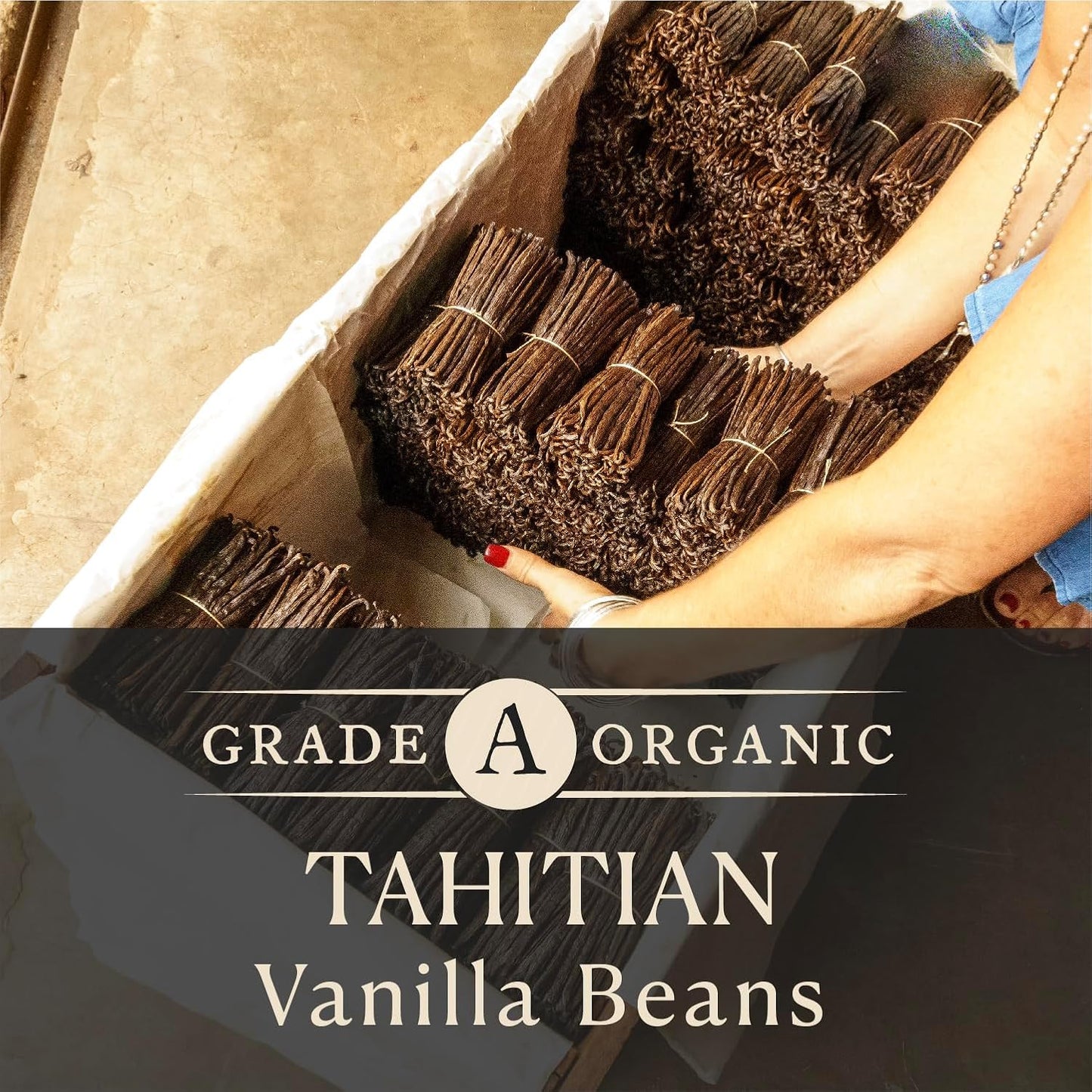 Cook’s, Tahitian Organic Vanilla Beans, Grade A, World’s Finest Gourmet Fresh Premium Vanilla, Certified Organic by CCOF, 10 Whole Beans