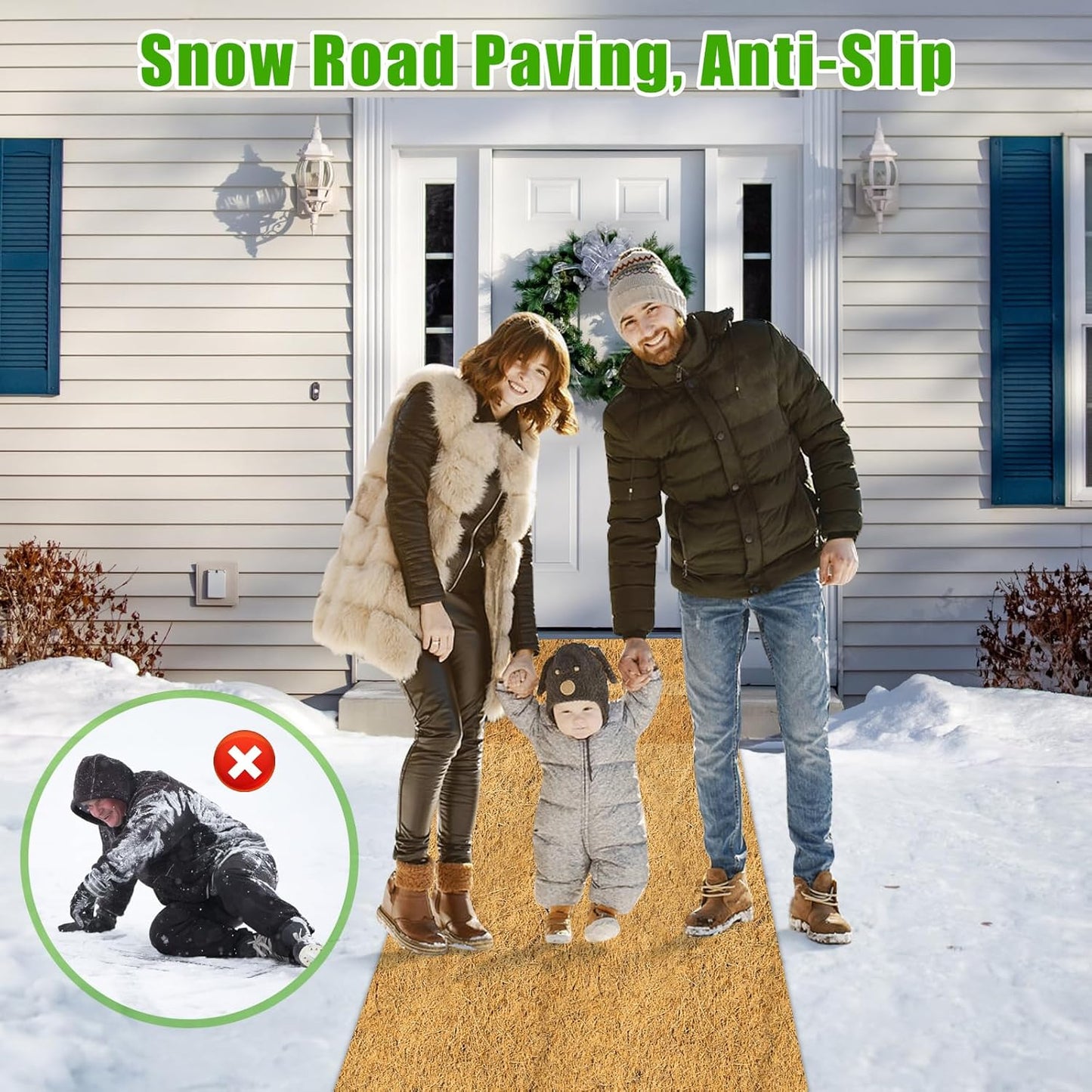 Coco Liner Roll 24x120 Inch, Natural Coconut Liners for Planter Flower Basket, Thick Coco Fiber Mat for Hanging Basket, Garden Decoration, Animal Pet Pads, Reptile Carpet