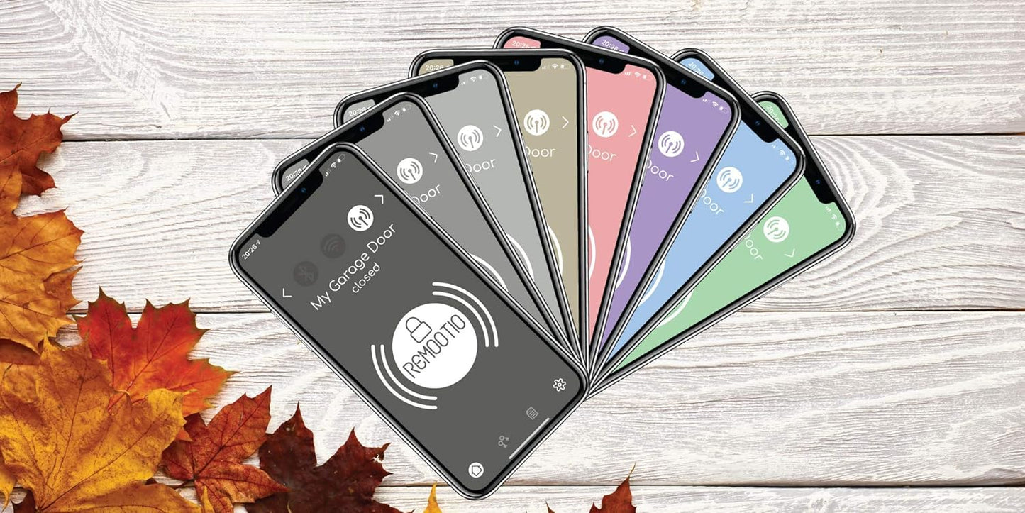 2 WiFi and Bluetooth Smart Garage Door opener with iOS and Android App, Apple Home (HomeKit), Amazon Alexa, Google Home, SmartThings, Siri Shortcuts compatible. With sensor and power adapter.