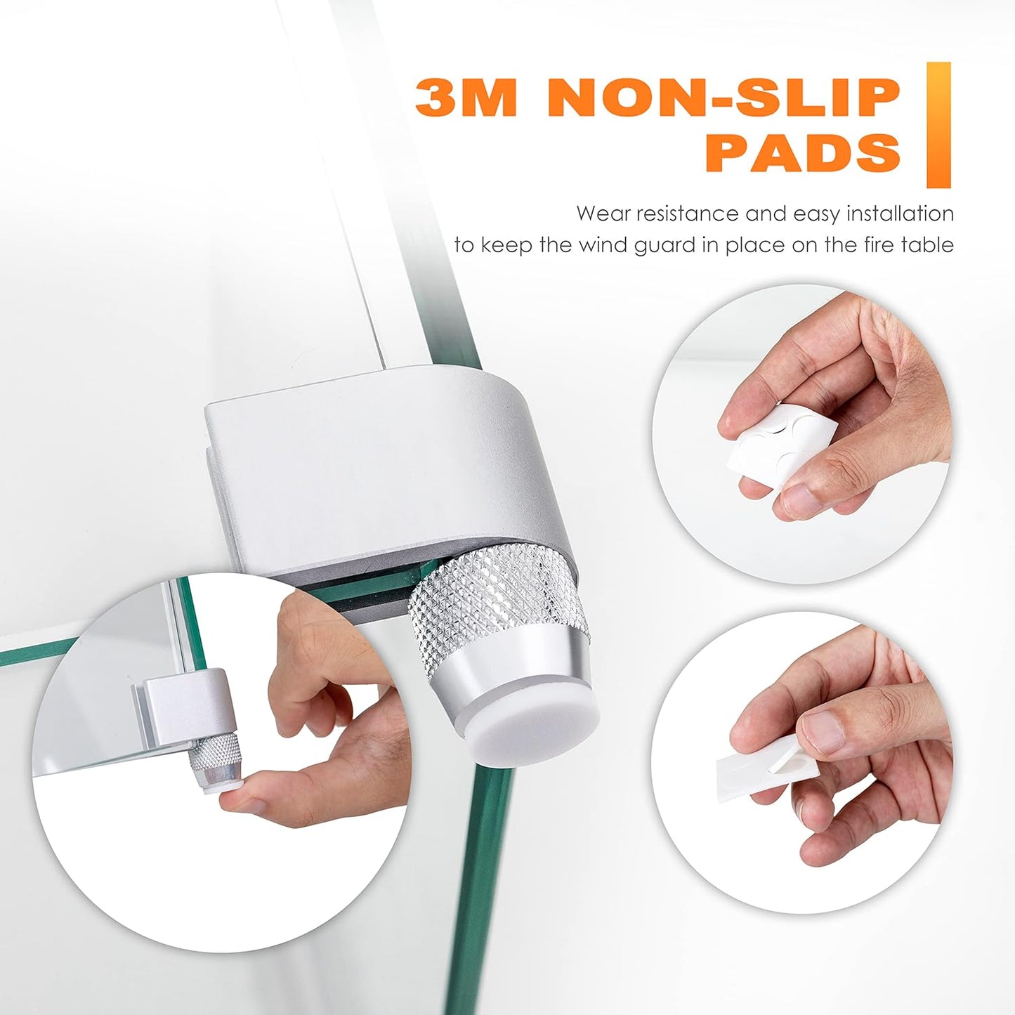 Nuu Garden Outdoor 43 Inch 50,000 BTU Propane Fire Pit Table, CSA Certified Patio Propane Fire Pit with Wind Guard, Lid, Oxford Cover, 7 lbs Glass Stone, Dark Brown